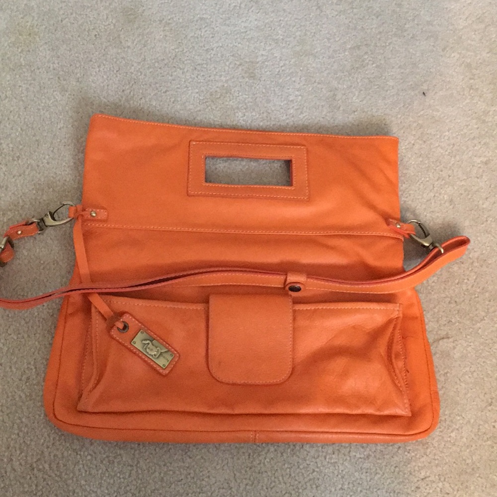 Bag, leather Avorio